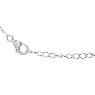 1/3 Carat Baguette Diamond Bar Necklace In Sterling Silver, 16 Inches. Brand New Amazing Baguette Diamond Necklace!