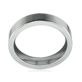 Classic 4mm Flat Comfort Fit Tungsten Wedding Band