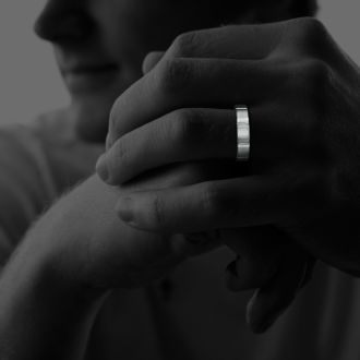 Classic 4mm Flat Comfort Fit Tungsten Wedding Band
