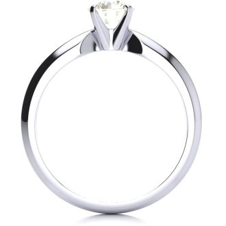 2/3 Carat Diamond Engagement Ring in 14K White Gold