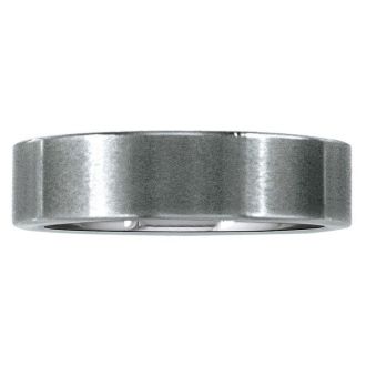 Classic 6mm Flat Brush Finished Comfort Fit Tungsten Band