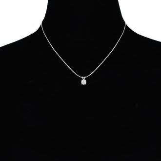 2/3ct 14k White Gold Diamond Pendant