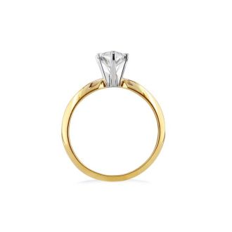 Cheap Engagement Rings, 1/2 Carat Marquise Diamond Solitaire Ring In 14K Yellow Gold