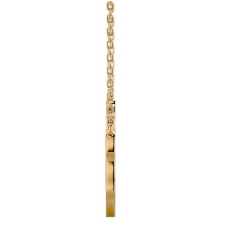 14 Karat Yellow Gold Chai Necklace, 17 Inches