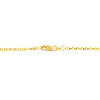 14 Karat Yellow Gold 1.5mm Cable Chain, 16 Inches