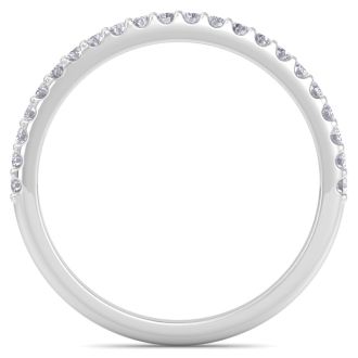 1/3 Carat Diamond Band In 14 Karat White Gold