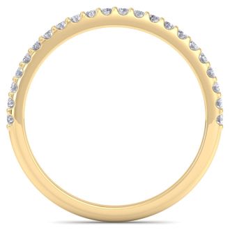 1/3 Carat Diamond Band In 14 Karat Yellow Gold