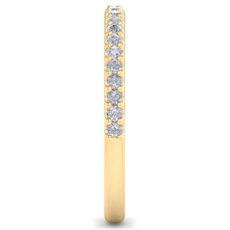 1/3 Carat Diamond Band In 14 Karat Yellow Gold