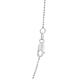 1/4 Carat Diamond Raindrops Necklace In 14 Karat White Gold, 16-18 Inches