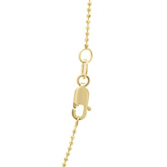 0.90 Carat Diamond Raindrops Necklace In 14 Karat Yellow Gold, 16-18 Inches