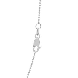 0.15 Carat Diamond Raindrops Necklace In 14 Karat White Gold, 16-18 Inches