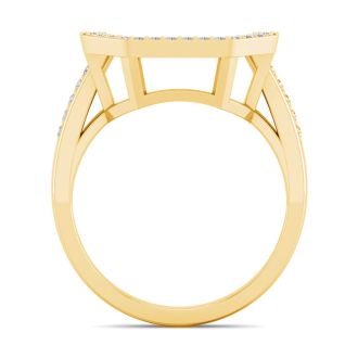 1/5 Carat Matching Diamond Wedding band In 14 Karat Yellow Gold