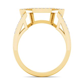 1/5 Carat Matching Diamond Wedding band In 14 Karat Yellow Gold