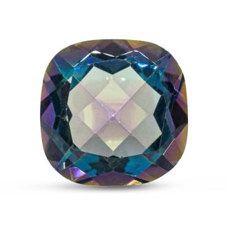 Previously Owned AAA Quality Cushion Shape Mystic Topaz, 12.80 Carats (15mm)