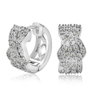 1/2 Carat Rose Cut Diamond Huggie Hoop Earrings, 1/2 Inch. Raw Natural Rose Cut Diamonds!