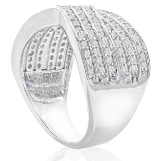 1 Carat Rose Cut Rose Cut Diamond Swirl Cocktail Ring. Amazing New Diamond Ring Style Everyone Will LOVE!