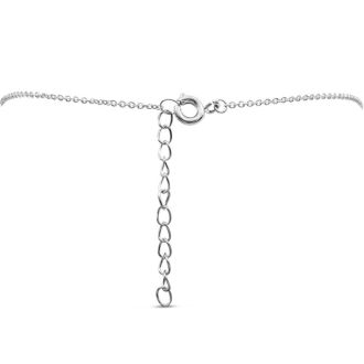 1/10 Carat Diamond Cross Necklace With Free Chain, 18 Inches.  Brand New Diamond Cross!