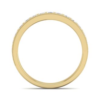 1/2 Carat Diamond Matching Band In 14K Yellow Gold