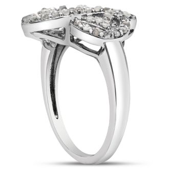 BLOWOUT! 1/2 Carat Natural Raw Rose Cut Diamond Cocktail Ring. Totally Noticeable Ring. Crazy Low Price!
