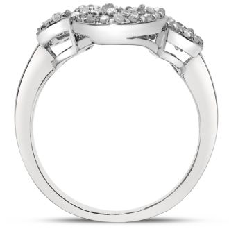BLOWOUT! 1/2 Carat Natural Raw Rose Cut Diamond Cocktail Ring. Totally Noticeable Ring. Crazy Low Price!