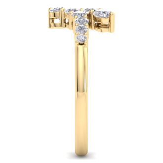 Stunning 1/2ct Journey Diamond Band in 14K Yellow Gold