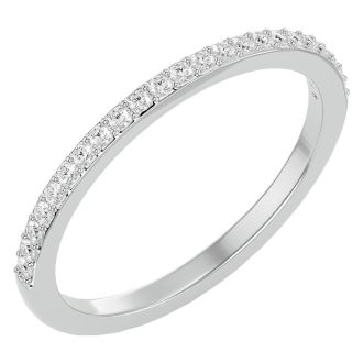 Choose from Your Exact Rings Size Of White Gold Thumb Rings With 1/4 Carats Of Diamonds From SuperJeweler