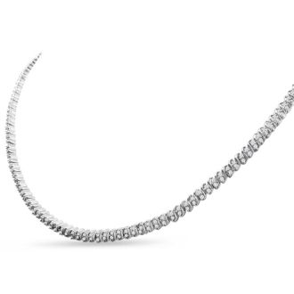 Tennis Necklace 1 Carat Diamond Tennis Necklace, 17 Inches. Beautiful Brand New Diamond Necklace!