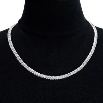 Tennis Necklace 1 Carat Diamond Tennis Necklace, 17 Inches. Beautiful Brand New Diamond Necklace!