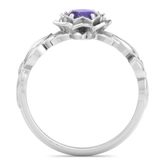 Amethyst Ring: 3/4 Carat Amethyst Ring
