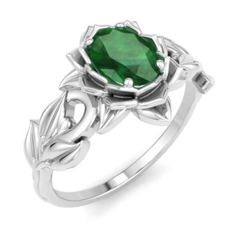 Emerald Ring: 3/4 Carat Emerald Ring