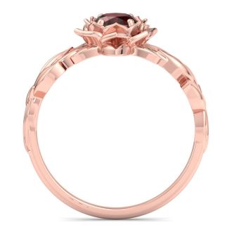 Garnet Ring: 1 Carat Garnet Ring