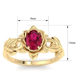 Ruby Ring: 1 Carat Ruby Ring