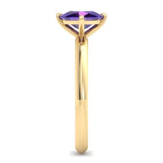 Amethyst Ring: 1 Carat Amethyst Ring