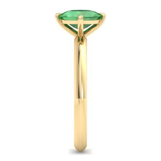 Emerald Ring: 1 Carat Emerald Ring
