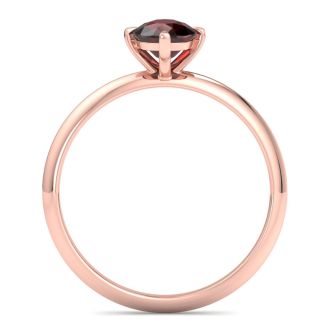 Garnet Ring: 1 Carat Garnet Ring
