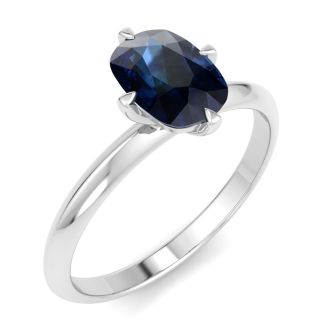Sapphire Ring: 1 Carat Sapphire Ring