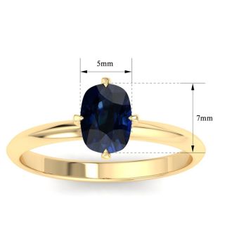 Sapphire Ring: 1 Carat Sapphire Ring