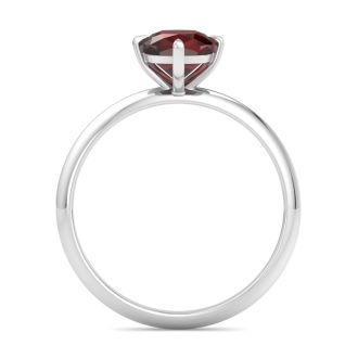 Garnet Ring: 1 Carat Garnet Ring