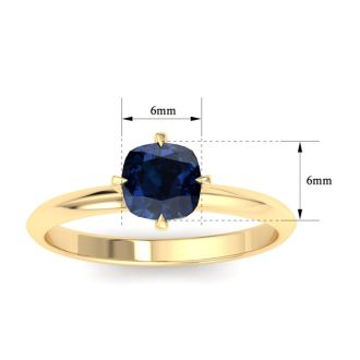 Sapphire Ring: 1 Carat Sapphire Ring