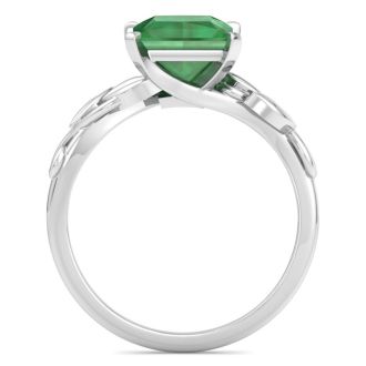 Emerald Ring: 1 1/2 Carat Emerald Ring