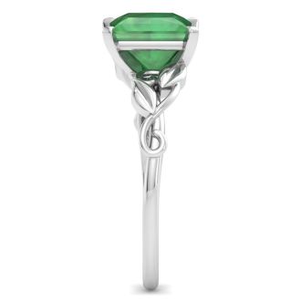Emerald Ring: 1 1/2 Carat Emerald Ring