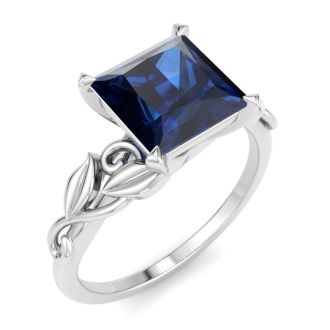 Sapphire Ring: 1 1/2 Carat Sapphire Ring