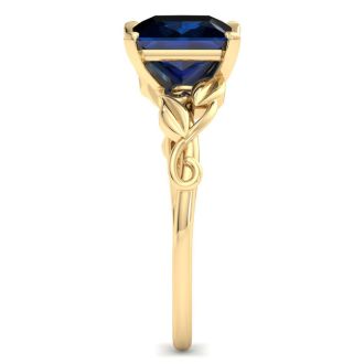 Sapphire Ring: 1 1/2 Carat Sapphire Ring