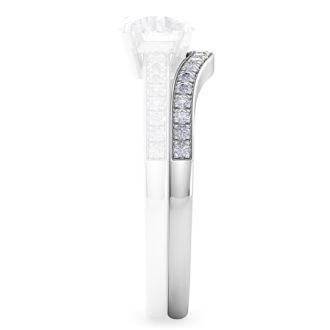 1/5 Carat Lab Grown Diamond Band 14K White Gold