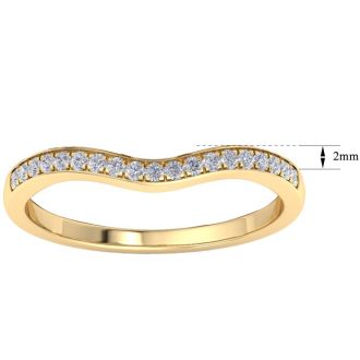 1/5 Carat Diamond Band 14K Yellow Gold