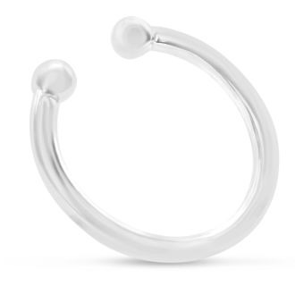 Sterling Silver Barbel Ear Cuff