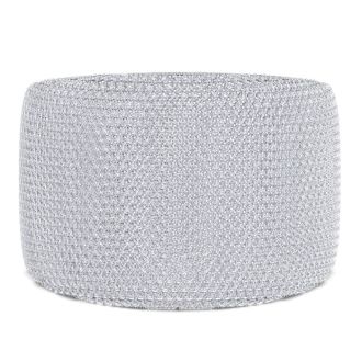 52 Carat Diamond Bangle Bracelet In 14K White Gold, 2 Inches Wide