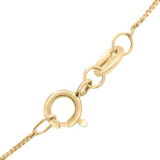 2 Carat Pear Shape Lab Grown Diamond Solitaire Necklace In 14K Yellow Gold