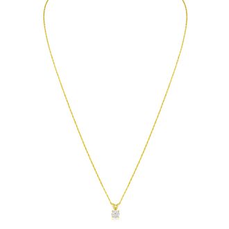 Previously Owned 1/5ct 14k Yellow Gold Diamond Pendant