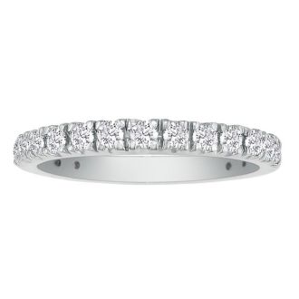 .42ct Diamond Almost Eternity Band in 14k White Gold